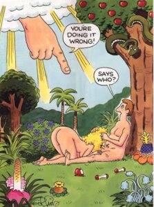 Rating: Explicit Score: 0 Tags: adam_(bible) barefoot_on_grass bible boomer_humor casual christianity eve_(bible) fellatio female fruit garden garden_of_eden god god_(christianity) human judaism male nudist oral outdoors pale_skin public_domain religion rule34 small_image straight_hair User: bunchy7s