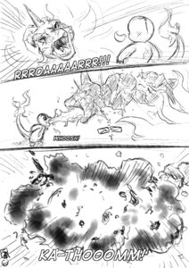 Rating: Questionable Score: 0 Tags: ambiguous_gender black_and_white charmander comic death e621 elemental_creature english_text fire flaming_tail generation_1_pokemon mineral_fauna monochrome nintendo onix pokemon pokemon_(species) reptile rock rock_creature s-nina scalie tail text violence User: bunchy7s