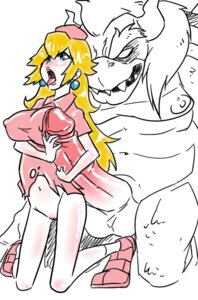 Rating: Explicit Score: 0 Tags: 1boy 1girls artist_request balls bowser clothes color dr._mario_(series) erect_penis erection female front_view human interspecies kneeling koopa male male/female mario_(series) navel nintendo nipples nurse_peach partially_colored penis princess_peach pussy rule34 straight super_mario_bros. tagme testicles vulva User: bunchy7s