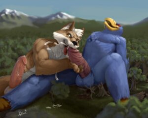 Rating: Explicit Score: 0 Tags: 5:4 abs anthro athletic avian balls beak biceps big_penis bird black_nose blue_body blue_feathers bodily_fluids brown_body brown_fur canid canine chest_tuft claws cum cum_in_mouth cum_inside cum_on_penis cumshot detailed_background dripping duo e621 ejaculation erection eyes_closed falco_lombardi feathers feet fellatio forest fox fox_mccloud fur genital_fluids genitals glans green_eyes grin hair huge_penis humanoid_genitalia humanoid_penis interspecies licking lion21 lying macro male male/male male_penetrated male_penetrating male_penetrating_male mammal muscular nintendo nude on_side open_mouth oral orgasm outside outside_sex pecs penetration penile penis penis_grab penis_lick plant precum sex sitting smile spread_legs spreading star_fox talons thick_penis toes tongue tongue_out tree tuft vein white_body white_fur white_hair User: bunchy7s