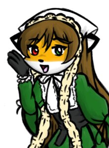 Rating: Safe Score: 0 Tags: alternative_fashion anthro canid canine chemisette classic_lolita clothed clothing digital_media_(artwork) e621 female fox fully_clothed fur furseiseki_(character) green_eyes heterochromia j-fashion lolita_(fashion) low_res mammal meme multicolored_body multicolored_fur parody poet_sleeves red_eyes red_fox rozen_maiden simple_background solo suiseiseki_(rozen_maiden) taski true_fox white_background white_body white_fur User: bunchy7s