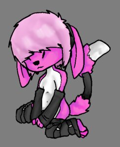 Rating: Questionable Score: 0 Tags: alpha_channel anthro arm_warmers armwear biped canid canine clothing e621 femboy fullmetal-roche fur hair leg_warmers legwear low_res male mammal mr._everitt pink_body pink_fur pink_hair sitting solo tail User: bunchy7s