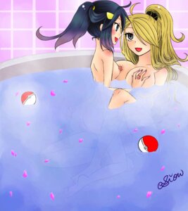 Rating: Explicit Score: 0 Tags: beige_skin blonde_hair breast_grab breasts color cynthia_(pokemon) dawn_(pokemon) erect_nipples female female_only hair hot_tub human indoors multiple_females multiple_girls nipples nude open_eyes open_mouth poke_ball pokemon pussy rule34 siow water yuri User: bunchy7s