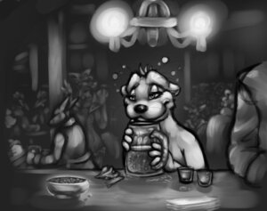 Rating: Safe Score: 0 Tags: alcohol anthro bar beer beverage container cup drinking_glass drunk e621 eyewear food fruit fur glass glass_container glass_cup glasses male mammal monochrome mustelid nut_(fruit) otter plant shanegdraco shot_glass smile solo substance_intoxication tankard wes_(character) whiskers User: bunchy7s