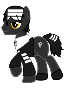 Rating: Safe Score: 0 Tags: 2012 black_body black_fur black_hair crossover cutie_mark death_the_kid e621 earth_pony equid equine feral fur hair hasbro horse male mammal mintyfox118 multicolored_hair my_little_pony pony simple_background solo soul_eater two_tone_hair white_background yellow_eyes User: bunchy7s
