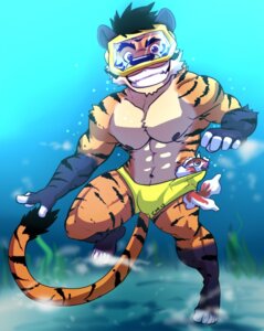 Rating: Safe Score: 0 Tags: abs anthro aquatic biceps black_body black_fur black_hair black_nose bulge clenched_teeth clothed clothing e621 felid feral fish fur generation_1_pokemon goldeen grin hair horn komboochie looking_at_viewer male mammal muscular muscular_anthro muscular_male nintendo nipples orange_body orange_fur pantherine pecs pokemon pokemon_(species) purple_eyes smile solo striped_body striped_fur stripes swimwear tail teeth tiger topless underwater water white_body white_fur User: bunchy7s
