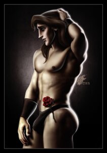 Rating: Explicit Score: 0 Tags: 1boy ass beast_(disney) beauty_and_the_beast_(1991_film) black_underwear blue_eyes bracer brown_hair brown_nipples bulge closed_mouth clothing cowboy_shot crotch_bulge disney flower hair hand_on_head human kawena male male_only nipples pecs pinup pose prince_adam_(disney) raised_arm realistic rose rule34 side_view skimpy_clothes smile solo standing topless underwear User: bunchy7s