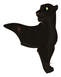 Rating: Safe Score: 0 Tags: 4_toes black_body black_ears black_fur blue_eyes e621 feet felid female feral fur hi_res knon leopard mammal pantherine scar simple_background solo spots toes watermark white_background User: bunchy7s