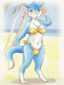 Rating: Questionable Score: 0 Tags: anthro beach biped blue_body blue_fur clothing domestic_cat e621 felid feline felis female fur mammal melonleaf navel outside seaside solo standing swimwear tail User: bunchy7s Rating: Questionable Score: 0 Tags: anthro beach biped blue_body blue_fur clothing domestic_cat e621 felid feline felis female fur mammal melonleaf navel outside seaside solo standing swimwear tail User: bunchy7s