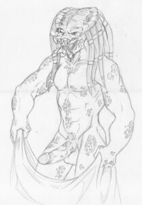 Rating: Explicit Score: 0 Tags: artist_request male male_only monochrome predator_(franchise) rule34 solo yautja User: bunchy7s
