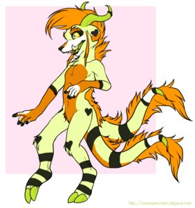 Rating: Safe Score: 0 Tags: 5_fingers anthro biped blonde_hair claws deathhawk digitigrade e621 ear_tails featureless_crotch feet fingers glamfur hair heart_symbol horn horn_jewelry horn_ring jewelry male mohawk monster multi_tail nude open_mouth orange_hair ring_(jewelry) side_view sideburn_mohawk solo stripes tail tongue tusks white_eyes yellow_sclera zeriara User: bunchy7s