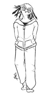 Rating: Safe Score: 0 Tags: accipitriform ambiguous_gender anthro avian beak biped bird black_and_white clothed clothing discommunicator discommunicator_(fursona) e621 eyewear front_view fully_clothed glasses monochrome secretary_bird signature simple_background solo source_request standing white_background User: bunchy7s