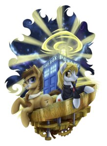 Rating: Safe Score: 0 Tags: 1jaz 2013 accessory blonde_hair blue_eyes british_broadcasting_corporation brown_hair cutie_mark doctor_who doctor_whooves_(mlp) duo e621 earth_pony english_text equid equine eye_contact eyewear friendship_is_magic fur glasses grey_body grey_fur hair hasbro hi_res horse hourglass_(object) looking_at_another male mammal mouth_hold my_little_pony necktie pony rose_tyler simple_background sonic_screwdriver tardis text white_background User: bunchy7s