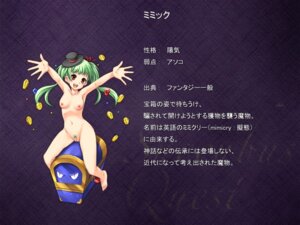 Rating: Explicit Score: 0 Tags: female green_hair mimic mimic_chest monster_girl monster_girl_profile nipples official_art pussy rule34 smile succubus_quest translation_request User: bunchy7s Rating: Explicit Score: 0 Tags: female green_hair mimic mimic_chest monster_girl monster_girl_profile nipples official_art pussy rule34 smile succubus_quest translation_request User: bunchy7s
