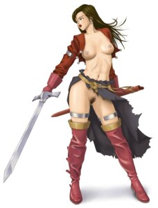 Rating: Explicit Score: 0 Tags: 1girls aira breasts brown_hair clothing dragon_quest dragon_quest_vii earrings female irotsuya jewelry light-skinned_female light_skin long_hair medium_breasts naked_footwear nipples pubic_hair pussy rule34 solo source_request sword thighs weapon User: bunchy7s