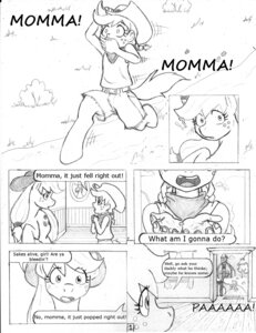 Rating: Safe Score: 0 Tags: 2013 applejack_(mlp) black_and_white clothing comic cowboy_hat cutie_mark dialogue dj-black-n-white duo e621 earth_pony english_text equid equine female feral freckles friendship_is_magic hair hasbro hat headgear headwear hi_res horse hybrid mammal monochrome my_little_pony pony running satyr sketch standing text User: bunchy7s