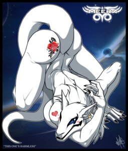 Rating: Questionable Score: 0 Tags: 2011 all_fours anthro arched_back ass_up big_breasts black_border blue_eyes blush border breasts butt claws e621 ear_piercing english_text female flexible flower hair heart_symbol long_hair looking_at_viewer mammal mane meera mixed_media nude photo_background photography_(artwork) piercing plant prehensile_tail rose_(flower) smile solo space synx tail tattoo text walter_sache white_body white_hair User: bunchy7s