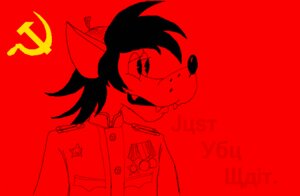 Rating: Safe Score: 0 Tags: anthro canid canine canis clothing communism e621 fredryk_phox hammer_and_sickle hat headgear headwear male mammal paintchat politics red_theme russia russian solo soviet_union soyuzmultfilm uniform volk_(wjyw) well_just_you_wait! wolf User: bunchy7s