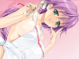 Rating: Explicit Score: 0 Tags: 1girls female female_only game_cg green_eyes hadaka_apron happoubi_jin ice_cream ice_cream_scoop kanojo_x_kanojo_x_kanojo oppai orifushi_natsumi purple_hair rule34 solo User: bunchy7s