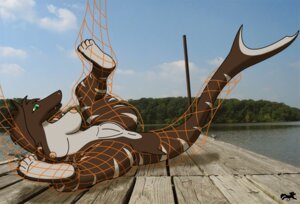 Rating: Explicit Score: 0 Tags: 2013 anthro anus aquatic biped breasts e621 female fish fishing_net genitals green_eyes legs_up lonefox lying mixed_media net nipples non-mammal_breasts non-mammal_nipples nude on_back outside photo_background photography_(artwork) pier seaside shark solo trap_(contrivance) trapped trapped_in_net vulva User: bunchy7s