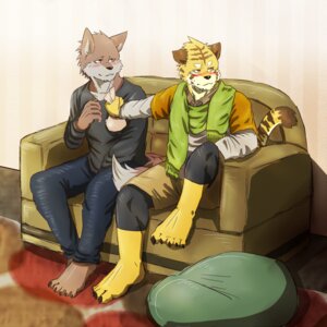 Rating: Safe Score: 0 Tags: 1:1 5_toes anthro barefoot blush brown_body brown_fur canid canine canis claws clothing duo e621 embarrassed feet felid fur grey_body grey_fur happy holidays humanoid_heel male male/male mammal pantherine romantic romantic_couple scar smile striped_body striped_fur stripes tail tiger toe_claws toes toku valentine's_day wolf yellow_body yellow_fur User: bunchy7s