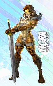 Rating: Questionable Score: 0 Tags: 2013 abs armor biceps bokuman boots breasts chainmail clothed clothing convincing_weapon e621 felid female footwear gloves handwear holding_melee_weapon holding_object holding_sword holding_weapon humanoid mammal melee_weapon muscular muscular_female navel pantherine shoes skimpy solo stripes sword tiger unconvincing_armor warrior weapon User: bunchy7s