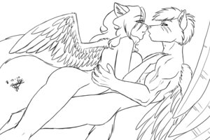 Rating: Questionable Score: 0 Tags: anthro black_and_white canid canine canis domestic_cat duo e621 feathered_wings feathers felid feline felis female kushi_wolfer leah_se_vlad male mammal monochrome nose_to_nose shadowevangel sketch tail wings wolf User: bunchy7s