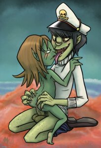 Rating: Explicit Score: 0 Tags: annie-mae balls butt clothed clothing duo e621 erection female genitals gorillaz humanoid humanoid_on_humanoid jenny_(annie-mae) male male/female murdoc_niccals nixi_(species) not_furry nude penis sex User: bunchy7s