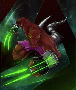 Rating: Safe Score: 0 Tags: action_pose anthro armor biceps biped bottomwear claws clothed clothing dinosaur dromaeosaurid e621 extreme_dinosaurs fingerless_gloves gloves glowing handwear haxx looking_at_viewer male muscular muscular_anthro muscular_male pants pose prehistoric_species red_body red_skin reptile ridleydupree running saurischian scales scalie shorts solo standing tail theropod topless torn_clothing velociraptor weapon yellow_eyes User: bunchy7s