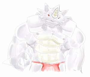 Rating: Questionable Score: 0 Tags: anthro anthrofied biped bulge claws clothed clothing danandnite e621 fangs generation_1_pokemon horn male muscular muscular_anthro muscular_male nintendo pokemon pokemon_(species) red_eyes rhydon skimpy solo standing teeth thong underwear User: bunchy7s