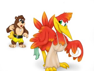 Rating: Questionable Score: 0 Tags: 1boy 1girls anthro banjo banjo-kazooie banjo_(banjo-kazooie) bear blue_eyes breegull brown_fur color female furry green_eyes interspecies kazooie male necklace orange_feathers rareware rule34 shorts simple_background straight tooth_necklace User: bunchy7s
