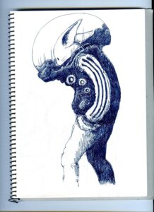 Rating: Safe Score: 0 Tags: ambiguous_gender anthro armor blue_and_white clothed clothing e621 fully_clothed grandfathered_content headgear helmet lagomorph leporid mammal monochrome oratnir pen_(artwork) portrait rabbit side_view solo spacesuit three-quarter_portrait traditional_media_(artwork) User: bunchy7s