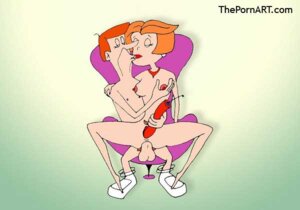Rating: Explicit Score: 0 Tags: anal balls bob_cut breasts closed_eyes dildo double_penetration earrings female george_jetson hanna-barbera husband jane_jetson kissing lipstick male milf necklace nipples orange_hair penis reverse_cowgirl_position rule34 sci-fi short_hair spread_legs testicles the_jetsons thepornart western_copyright wife User: bunchy7s