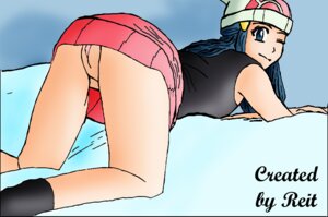 Rating: Explicit Score: 0 Tags: all_fours bed blue_eyes blue_hair bottomless dawn_(pokemon) female female_only human human_only kneeling looking_back nintendo no_panties pokemon pokemon_dppt reit rule34 socks solo spread_legs straight_hair uncensored wink User: bunchy7s