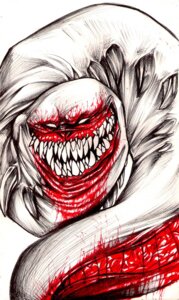 Rating: Questionable Score: 0 Tags: ambiguous_gender annelid blood bodily_fluids e621 feral gore grin guts hi_res monster nightmare_fuel nightmare_stare organs raven-blood-13 simple_background smile solo what white_background worm User: bunchy7s