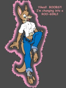 Rating: Questionable Score: 0 Tags: 3:4 anthro bottomwear breasts catmonkshiro clothing e621 english_text female footwear gender_transformation kangaroo legwear macropod mammal marsupial mtf_transformation pants paws socks solo tail text transformation User: bunchy7s Rating: Questionable Score: 0 Tags: 3:4 anthro bottomwear breasts catmonkshiro clothing e621 english_text female footwear gender_transformation kangaroo legwear macropod mammal marsupial mtf_transformation pants paws socks solo tail text transformation User: bunchy7s