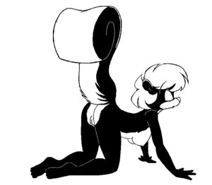 Rating: Explicit Score: 0 Tags: all_fours anthro ass breasts female female_only monochrome nude rule34 sabrina_conrad sabrina_online side_view skunk solo toony webcomic User: bunchy7s