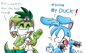 Rating: Safe Score: 0 Tags: ambiguous_gender anatid anseriform anthro avian beak bird duck duo_focus e621 english_text group hell_(bunny) humor lagomorph leporid mammal rabbit shocked simple_background surgical_operation tail text vaporotem white_background User: bunchy7s