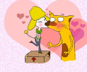Rating: Safe Score: 0 Tags: 6:5 anthro canid canine canis catdog_(series) clothed clothing domestic_cat domestic_dog duo e621 felid feline felinius_cat felis female heart_symbol kissing male male/female mammal nickelodeon petunia43 poodle shriek_dubois tail User: bunchy7s
