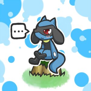 Rating: Safe Score: 0 Tags: 1:1 3_fingers abstract_background ambiguous_gender anthro biped black_body black_fur blue_body blue_fur blush canid canine chest_tuft colored curled_tail digital_media_(artwork) e621 ellipsis fingers fur generation_4_pokemon grass mammal nintendo nude otoutama plant pokemon pokemon_(species) red_eyes riolu sitting solo speech_bubble tail toony tuft User: bunchy7s