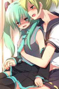 Rating: Explicit Score: 0 Tags: 1boy 1girl aqua_eyes aqua_hair blonde_hair blush detached_sleeves female fujisaki_hikari green_eyes groping hatsune_miku hetero highres hug_from_behind kagamine_len long_hair necktie open_mouth rule34 sitting skirt skirt_lift sweat thighhighs twintails vocaloid zettai_ryouiki User: bunchy7s Rating: Explicit Score: 0 Tags: 1boy 1girl aqua_eyes aqua_hair blonde_hair blush detached_sleeves female fujisaki_hikari green_eyes groping hatsune_miku hetero highres hug_from_behind kagamine_len long_hair necktie open_mouth rule34 sitting skirt skirt_lift sweat thighhighs twintails vocaloid zettai_ryouiki User: bunchy7s