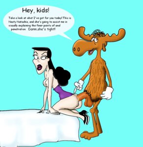Rating: Explicit Score: 0 Tags: bullwinkle_j_moose clothing female natasha_fatale rocky_and_bullwinkle rule34 tagme User: bunchy7s