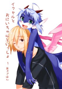 Rating: Safe Score: 0 Tags: ambiguous_gender anthro blonde_hair blush carrying_another dragon duo e621 feathered_wings feathers green_eyes hair horn human japanese_text looking_at_viewer male mammal mythological_creature mythological_scalie mythology piggyback scalie simple_background snooow tail text translation_request white_background wings yksel young User: bunchy7s
