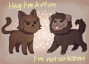 Rating: Safe Score: 0 Tags: :i annoyed arin_hanson black_eyes canid canine canis dialogue domestic_cat domestic_dog duo e621 english_text felid feline felis feral game_grumps hi_res jon_jafari louiseweird male mammal parody quadruped tail text tongue tongue_out User: bunchy7s
