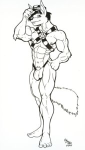 Rating: Explicit Score: 0 Tags: 2006 abs anthro black_and_white bulge canid canine clothed clothing e621 flaccid genitals hat headgear headwear looking_at_viewer male mammal monochrome muscular muscular_anthro muscular_male nipples penis pose pubes simple_background solo speedo swimwear tail thong underwear white_background wolfgangcake User: bunchy7s