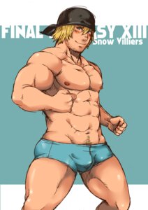 Rating: Explicit Score: 0 Tags: abs baseball_cap big_muscles bulge clothing crotch_bulge final_fantasy final_fantasy_xiii hat human male male_only muscles rule34 smile snow_villiers solo tagme topless User: bunchy7s
