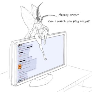 Rating: Questionable Score: 0 Tags: 1:1 4_arms 4chan ambiguous_gender antennae_(anatomy) arthropod black_text compound_eyes computer e621 electronics english_text fuzzy green_text greentext_(format) insect insect_wings lepidopteran moth multi_arm multi_limb sentientsocks simple_background solo text white_background wings User: bunchy7s