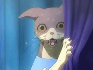 Rating: Safe Score: 0 Tags: 2d_animation 4:3 ambiguous_gender animated animated_gif anthro bodily_fluids domestic_cat e621 felid feline felis grandfathered_content low_res mammal neko_sensei princess_tutu screencap short_playtime solo surprised sweat unknown_artist what User: bunchy7s