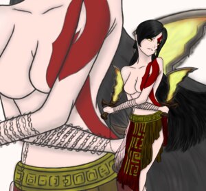 Rating: Explicit Score: 0 Tags: black_hair breasts chain clothes color dual_wielding female female_kratos female_only front_view genderswap genderswap_(mtf) god_of_war hair holding holding_sword kratos open_eyes overhand_grip rule34 rule_63 solo sword topless weapon yellow_eyes User: bunchy7s