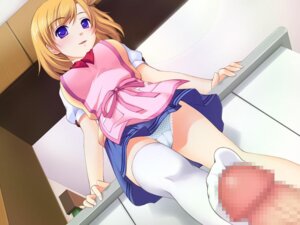 Rating: Explicit Score: 0 Tags: artist_request blue_eyes blush cameltoe censored feet female footjob game_cg kinokomachi legwear male panties penis pussy rule34 skirt source_request stockings thighhighs underwear User: bunchy7s